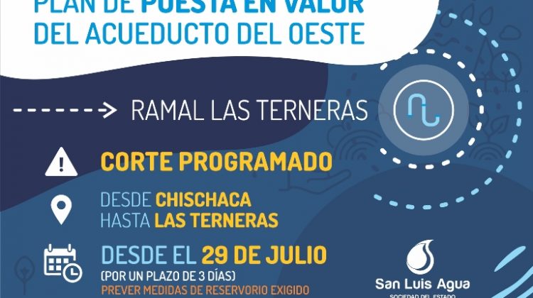 La intervención continúa en el ramal “Las Terneras”