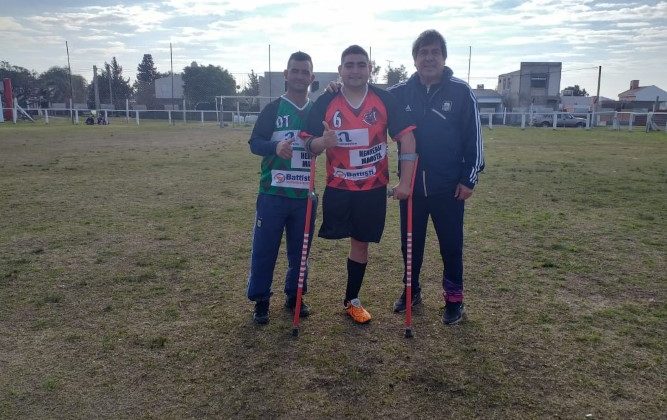 Sergio Suárez participa en la Liga Nacional de Fútbol para amputados 