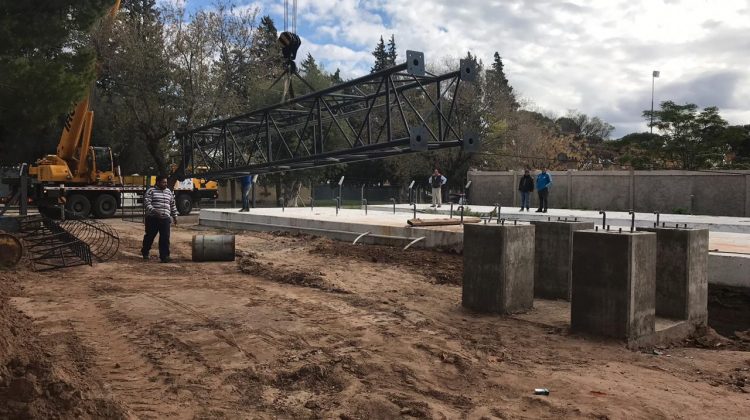 La obra de la planta potabilizadora de Balde progresa a buen ritmo