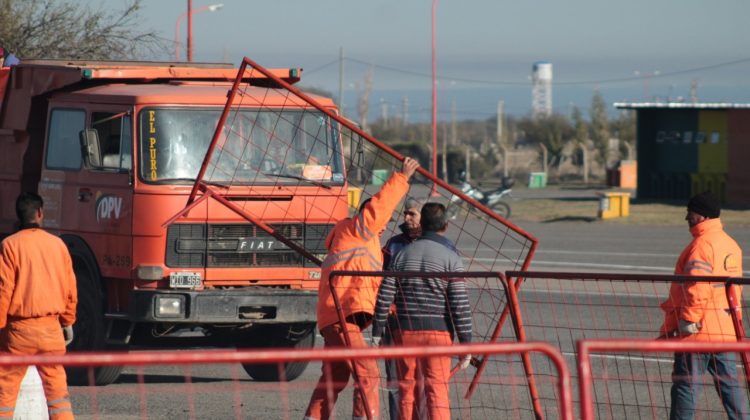 Trabajos en el Autódromo “Rosendo Hernández” para recibir al TN