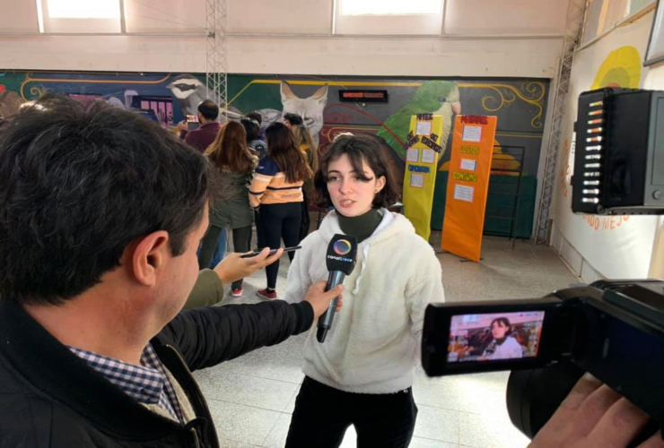 Mercedes Pombo, una de las integrantes de los “Jóvenes por el Clima Argentina”.