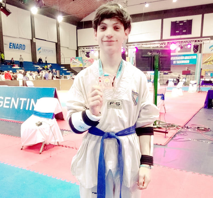 Taekwondo: Mirco Mallimacci ganó el bronce.