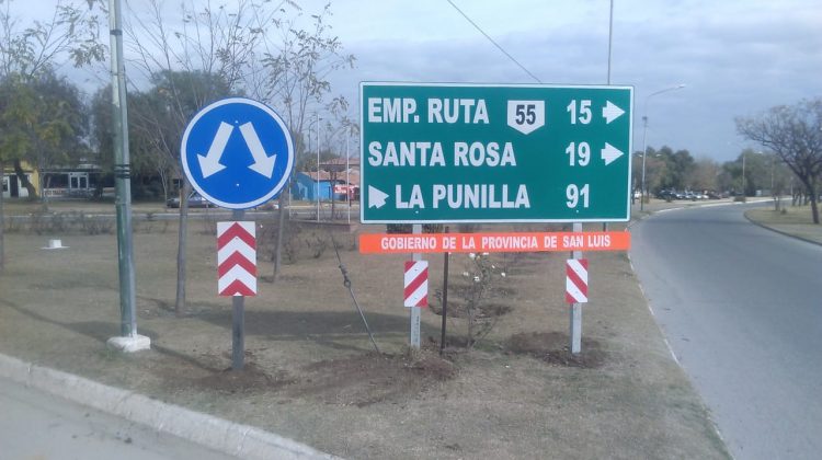 Nueva señalización sobre rutas provinciales