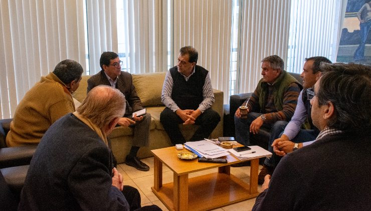 El ministro de Producción recibió a la nueva comisión directiva de la Sociedad Rural de San Luis