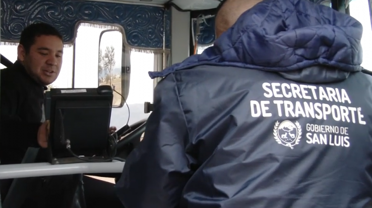 Transporte interurbano: con controles diarios, verifican el cumplimiento del servicio en La Punta