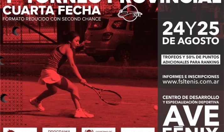 El “Ave Fénix” será sede del 1° Torneo Provincial de Tenis 