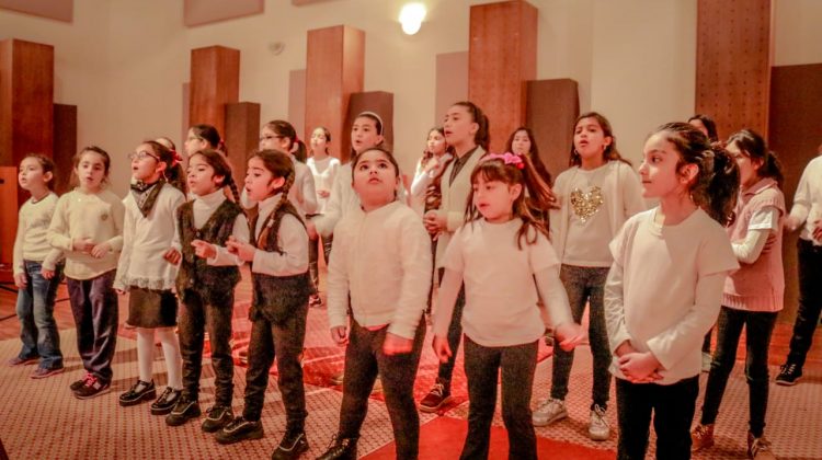 El Taller de Canto Nivel 2 grabó en la Casa de la Música