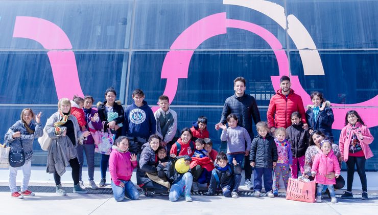 Niños del barrio 1° de Mayo visitaron la Universidad de La Punta