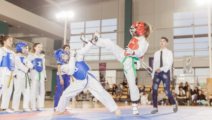 El TK3 de taekwondo reunió a los pequeños en el Campus de la ULP