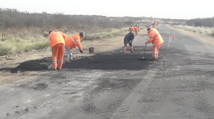 Continúan los trabajos sobre ruta provincial N° 11