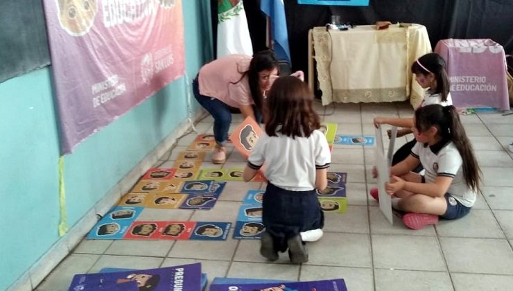 “Juana y Pascual”, presentes en actividades de escuelas de San Luis