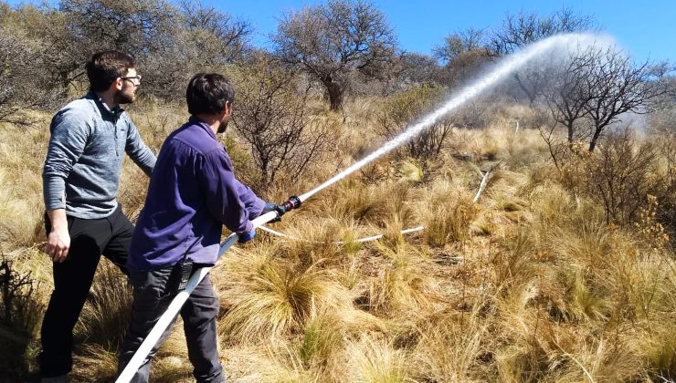 Jornada de práctica y combate de incendios forestales en La Florida