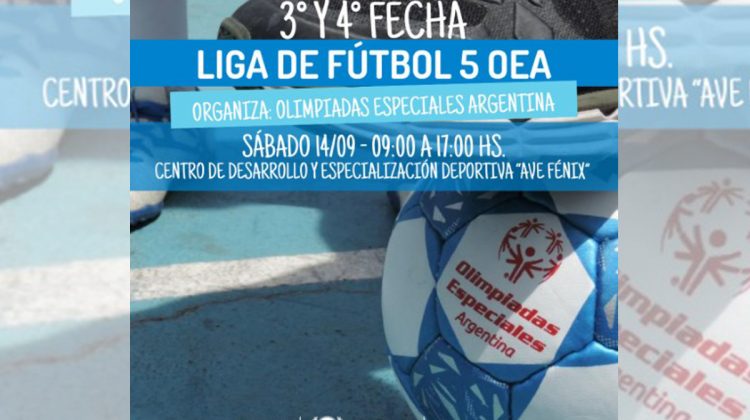 El “Ave Fénix” será sede del Torneo Provincial de Olimpíadas Especiales de Fútbol 5