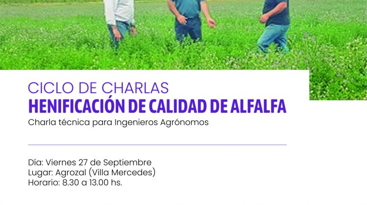 Charla técnica sobre henificación de calidad de alfalfa