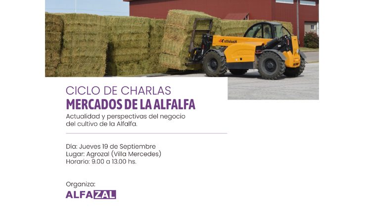 ALFAZAL: dictarán una charla sobre actualidad y perspectivas en el cultivo de la alfalfa