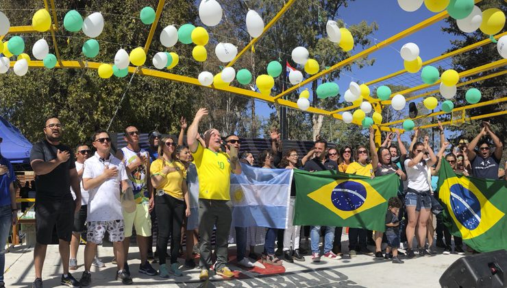 Batucada, color y alegría: San Luis abrazó a Brasil en el Parque de las Naciones