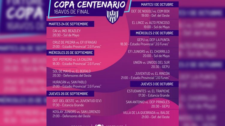 Con dos partidos, este martes comenzará la Copa Centenario