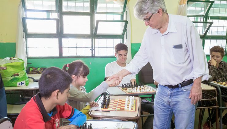 “El proyecto de ajedrez en San Luis es distinto, eso motivó mi visita”