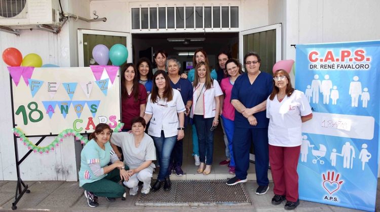 El CAPS “René Favaloro” celebró su 18° aniversario trabajando