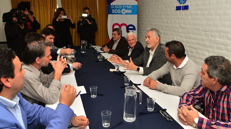 El gobernador Alberto Rodríguez Saá mantuvo una reunión con la Cámara de Comercio de San Luis