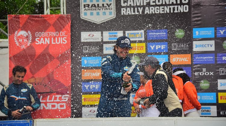 Baldoni fue profeta en su tierra: ganó el 25º Rally de San Luis y pasó al frente en el campeonato