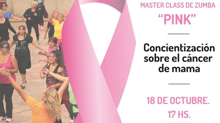 Se viene la Master Class de Zumba “Pink” en el “Molino Fénix”