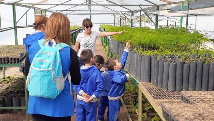 El Vivero Provincial de especies nativas, en constante interacción con los más chicos