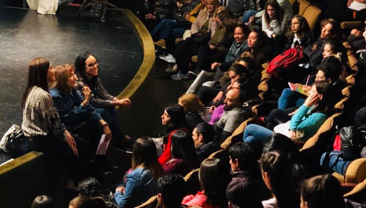 Rapisarda se reunió con artistas del sistema “Sueños del Arte”
