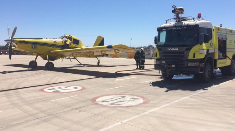 El Ente de Desarrollo Aeronáutico, un área muy importante para extinguir los incendios forestales