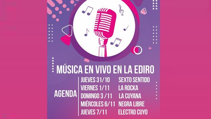 Vuelve el Ciclo de Música en vivo en la EDIRO