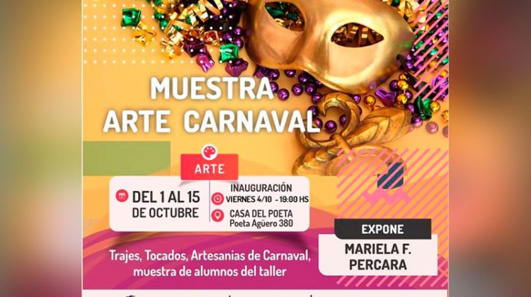 Casa del Poeta se viste de carnaval