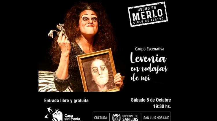 “Levenia, en rodajas de mí” subirá a escena en Casa del Poeta