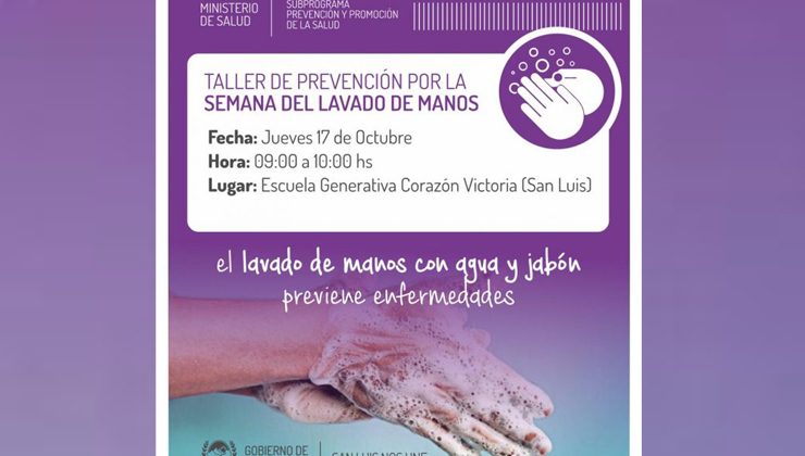 Con dos talleres sobre prevención de enfermedades, continúa la Semana del Lavado de Manos