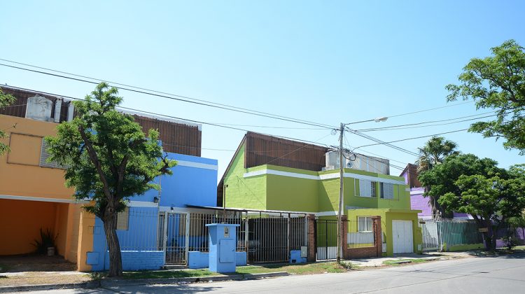 Las obras del “Pinta San Luis” continúan con la transformación del paisaje urbano de la capital