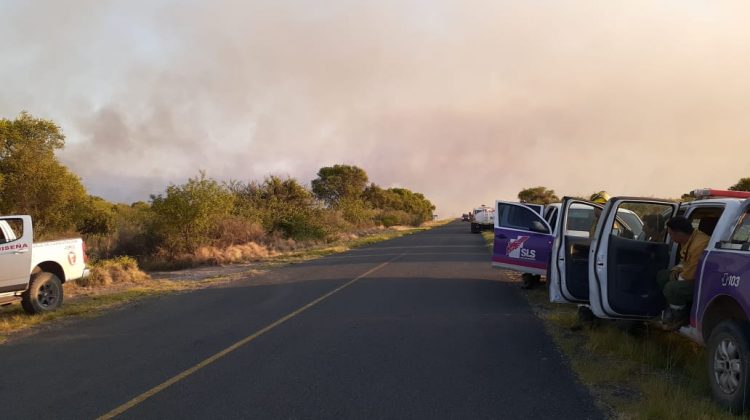 Está controlado el incendio en Juan W. Gez