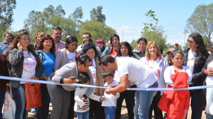 El Gobierno provincial inaugura otros dos espacios verdes