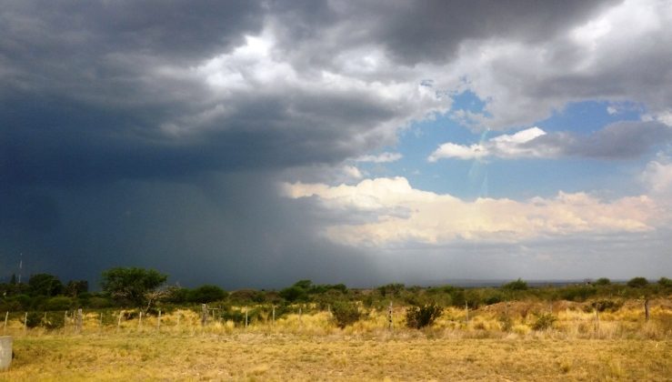 Lluvia y granizo para seis departamentos de San Luis