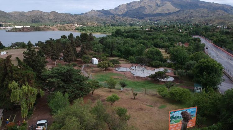 Comenzó a levantarse la estructura de la escuela de Potrero de los Funes