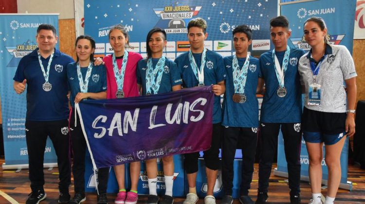 Cinco medallas más para San Luis en los Juegos Binacionales