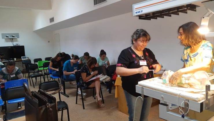 Curso de Reanimación Cardiopulmonar Neonatal en el Hospital “Juan Domingo Perón”