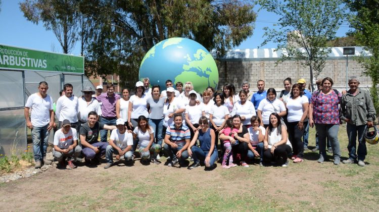 Inauguraron el quinto invernadero del Vivero Forestal Provincial que funciona en la ex Colonia Hogar