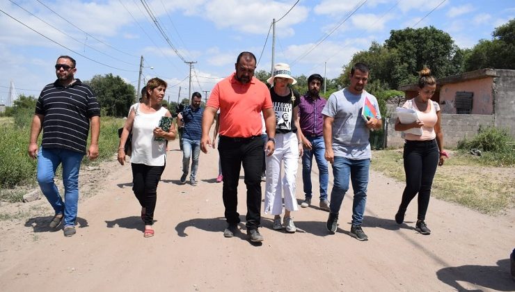 El intendente Frontera visitó el barrio San Antonio