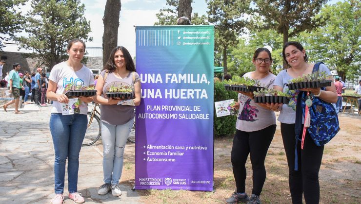 El Plan “Una familia, una huerta” llega con la segunda etapa a Juana Koslay