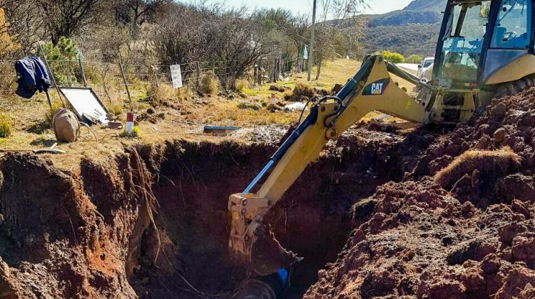 San Luis Agua ejecuta una refacción en el acueducto que abastece a una Planta Potabilizadora de La Punta