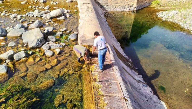 Reencauzamiento y monitoreos en azudes y redes de distribución