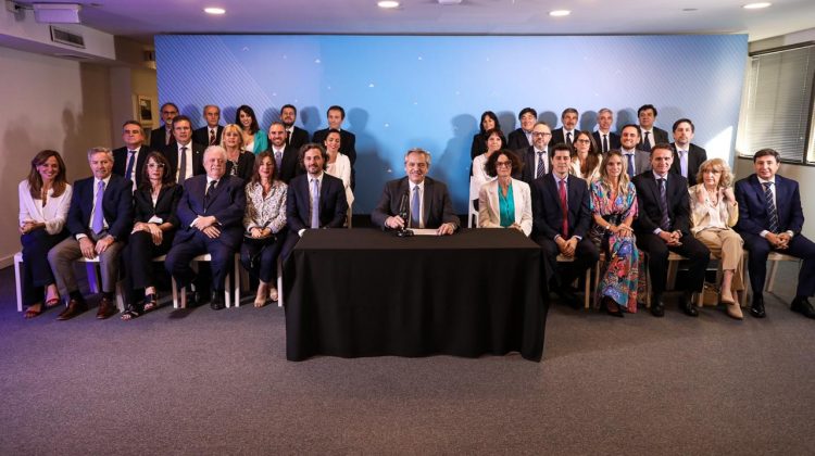 Alberto Fernández presentó el Gabinete nacional