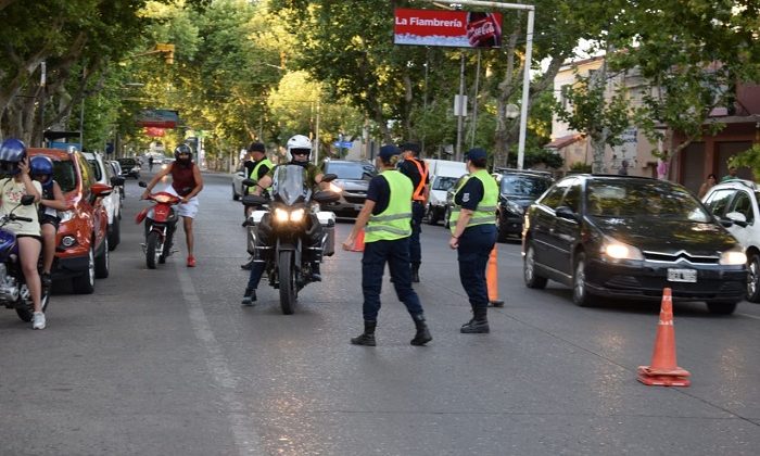 El intendente Frontera supervisó controles de tránsito