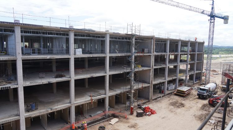 Con un sistema de vanguardia continúa la construcción del Hospital Central de San Luis