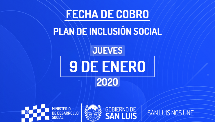 Este jueves cobran los beneficiarios del Plan de Inclusión Social