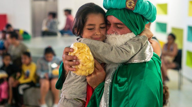 Los Reyes Magos y su alegría llegaron a “La Pedrera”